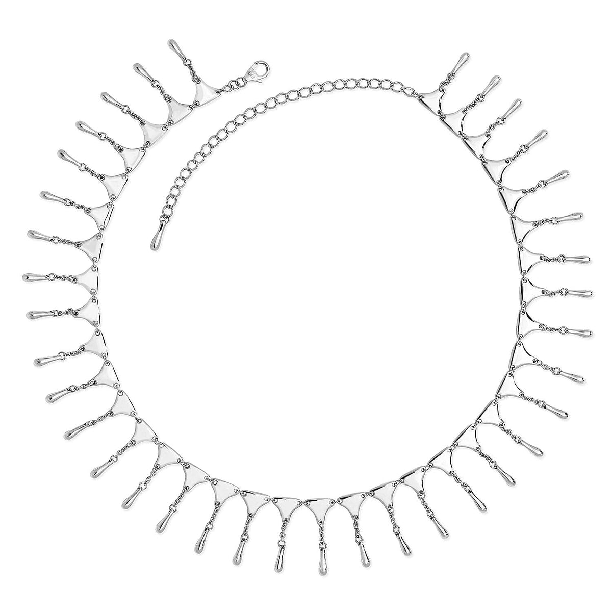 Byzantine Chain Necklace in 14K YG Over Sterling Silver (22 Inches)